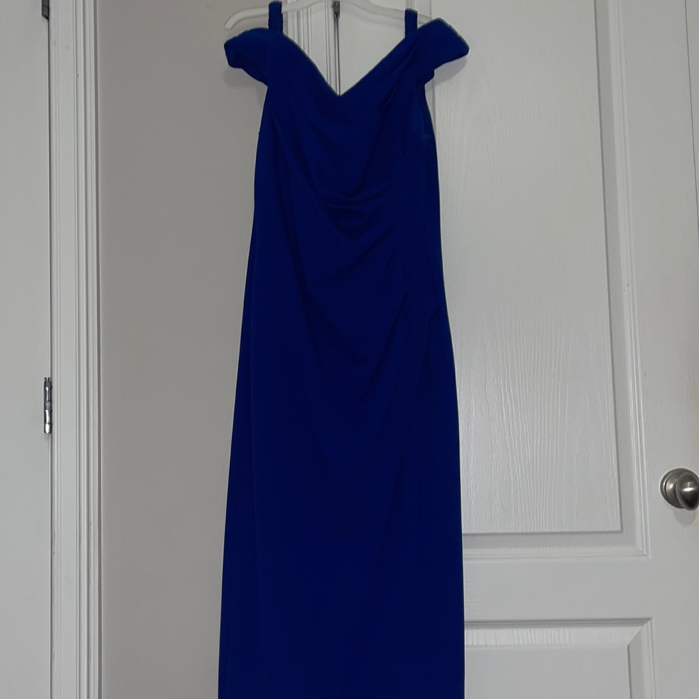 Calvin Klein Long formal dress size 10 royal blue only worn once